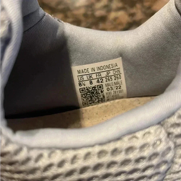 Athletic Adidas Grey Slip Ons - Picture 7 of 7